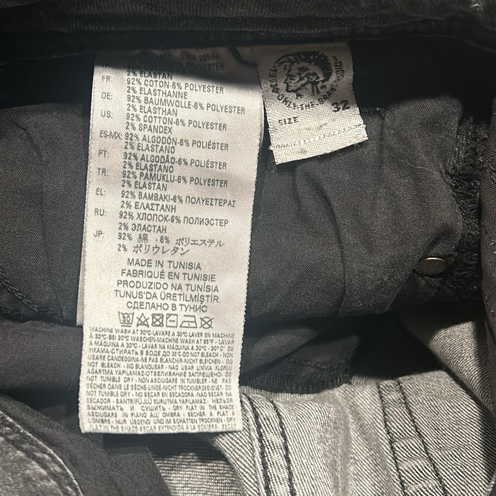 Diesel Ribbed Skinny Jeans - Picture 7 of 7